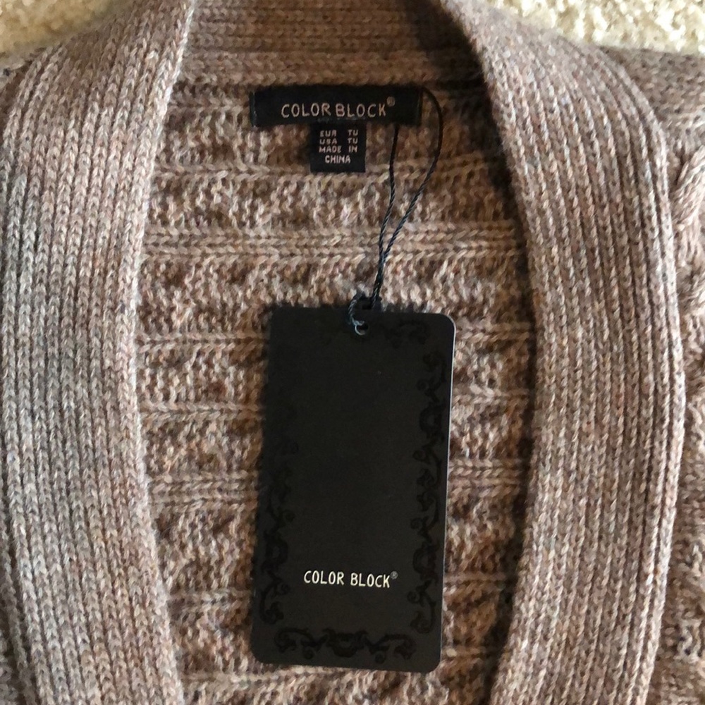Color Block cardigan - Picture 4 of 5